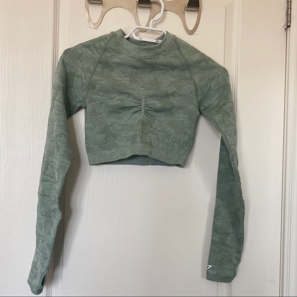 Gymshark Cropped Long Sleeve Small - Picture 3 of 7